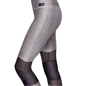 Victoria’s Secret PINK VS ultimate leggings with mesh cut outs Grey / Gray